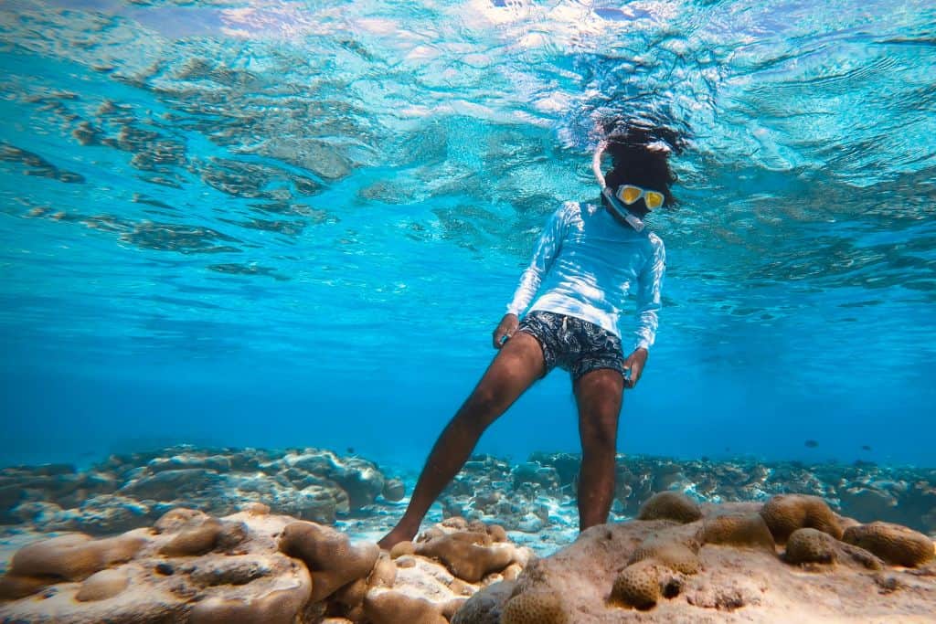Underwater photoshoot maldives
