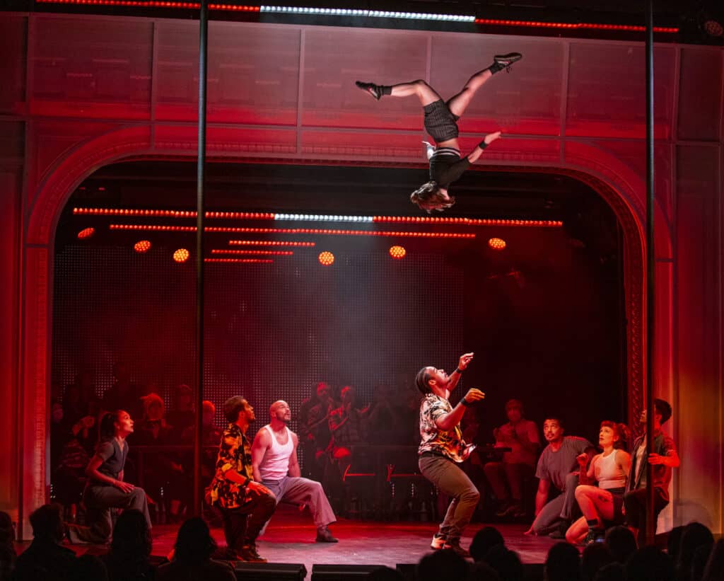 Club Fugazi artists fly through the air in a unique live performance perfect for a date in San Francisco.