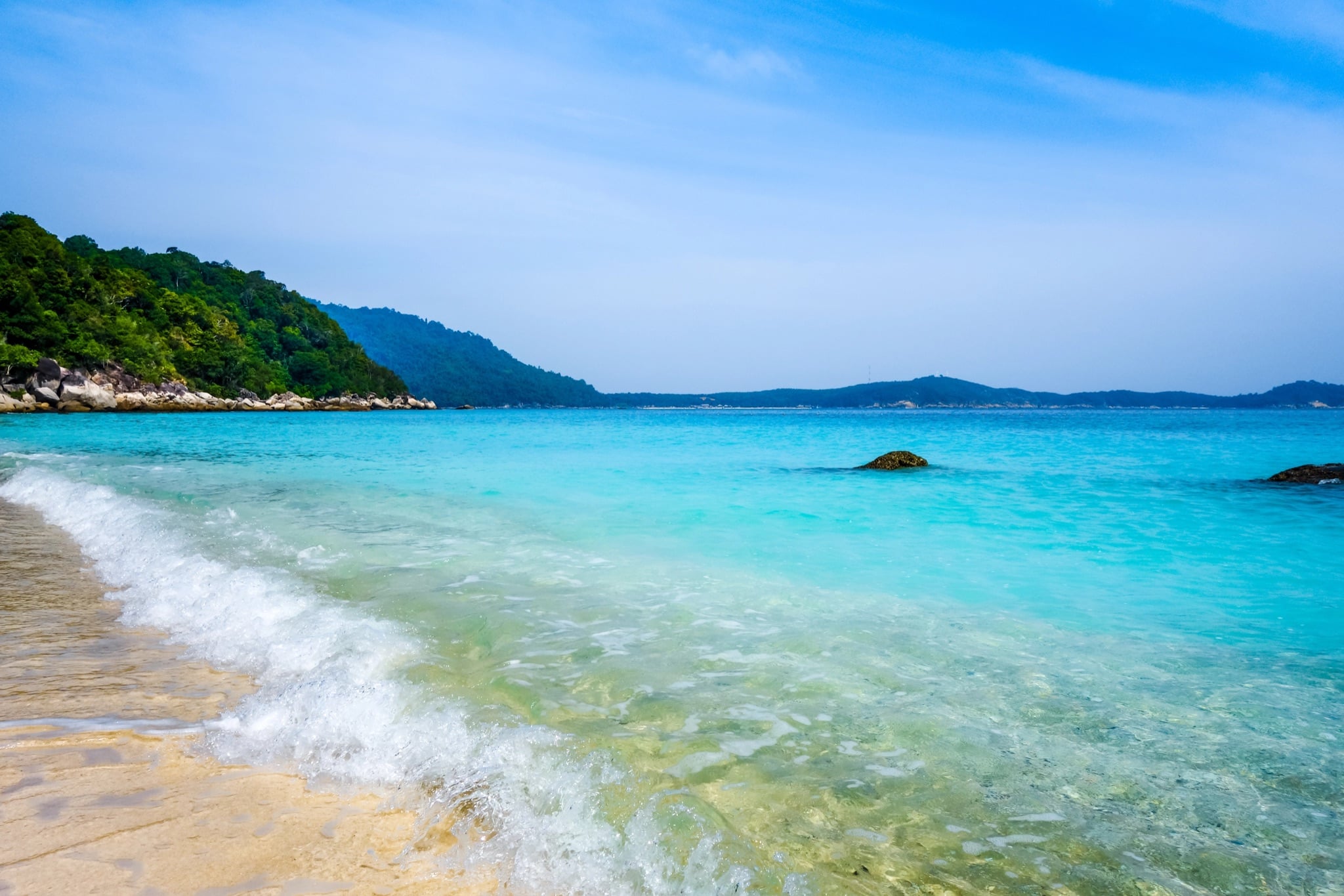 Turtle Beach on the Perhentian Islands, Malaysia