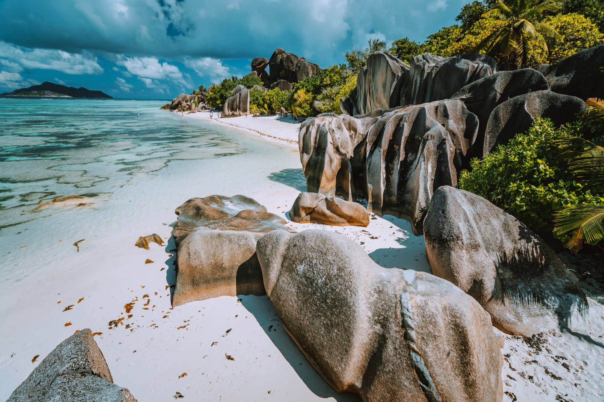 Granite boulders on Anse Source d'Argent, Seychelles